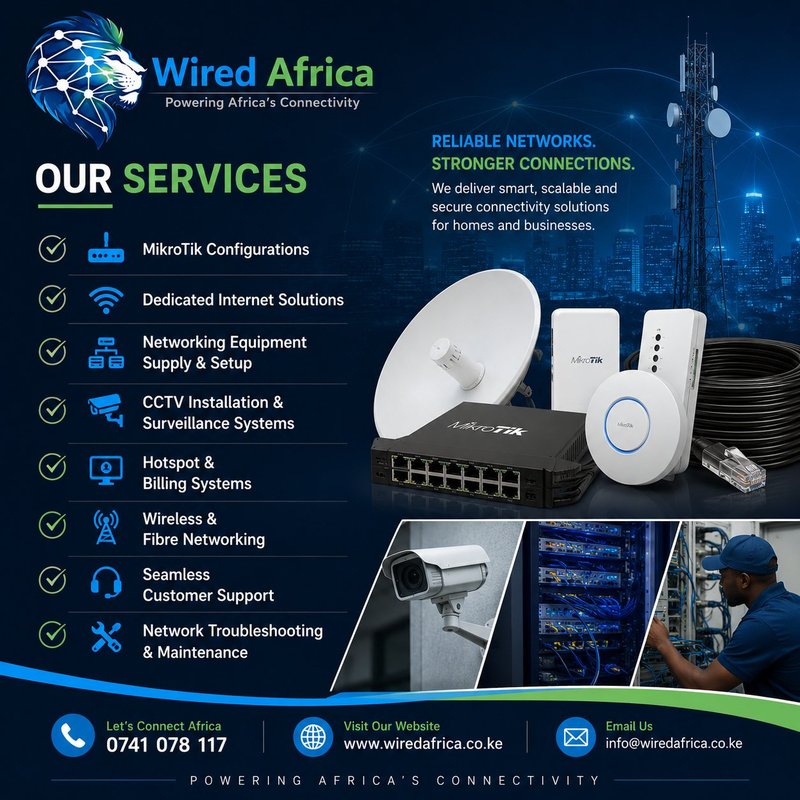 Wired Africa — Services Flyer